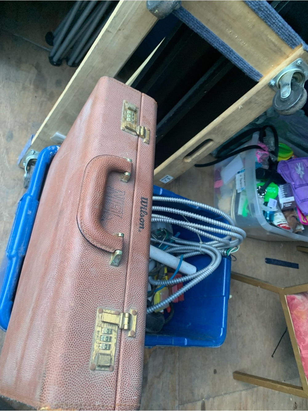 vintage Wilson NFL Quarterback Club Briefcase